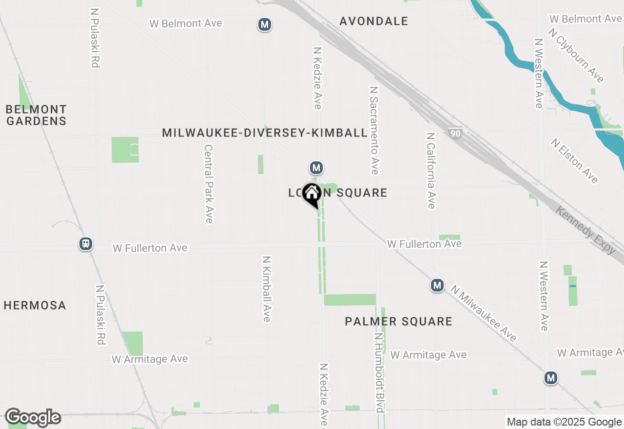 Map of 3212 W Altgeld Street #1, Chicago, IL 60647