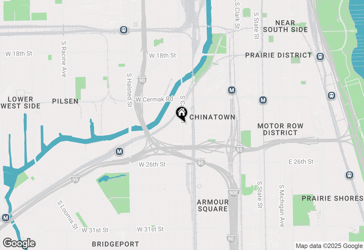 Map of 2338 S Canal Street #H, Chicago, IL 60616