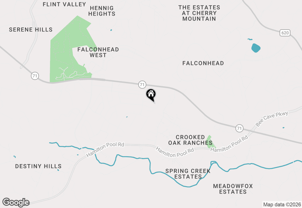 Map of 14925 Via Del Corso Dr, Austin, TX 78738