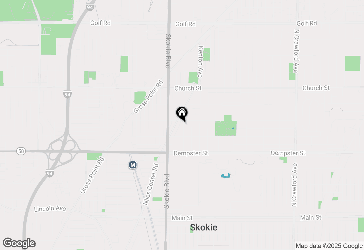 Map of 8944 Kilpatrick Avenue #3, Skokie, IL 60076