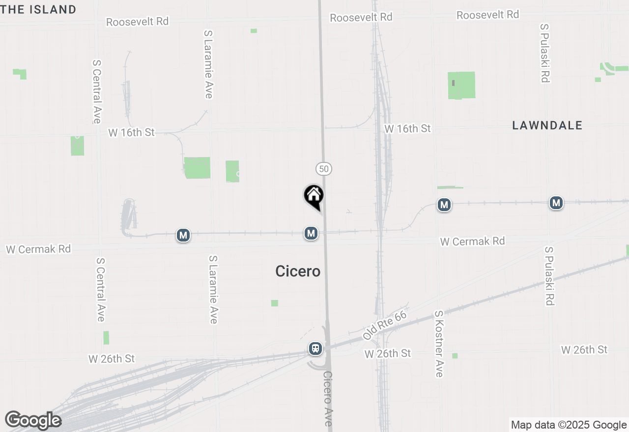 Map of 2101 S 48th Court, Cicero, IL 60804