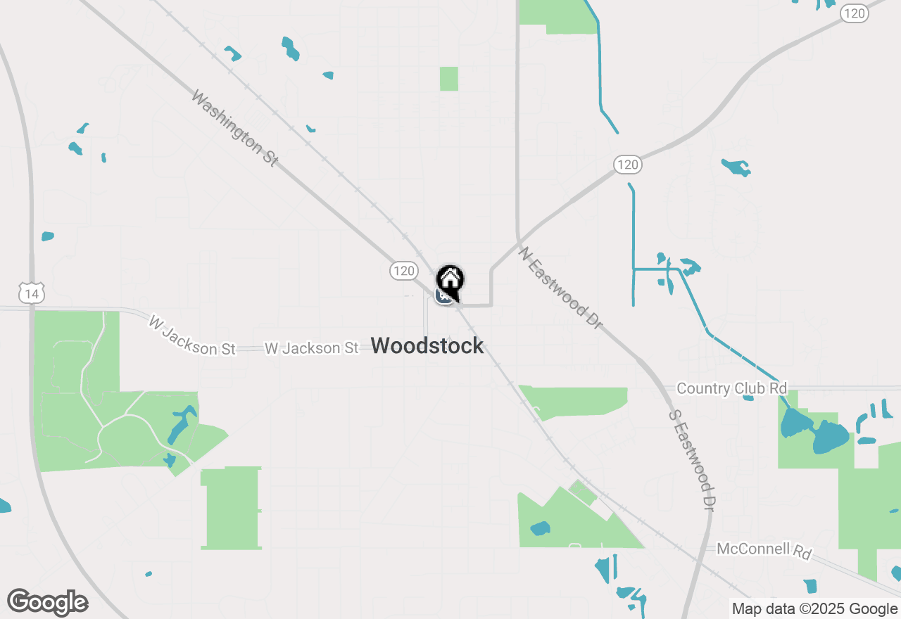 Map of 234 Main Street, Woodstock, IL 60098