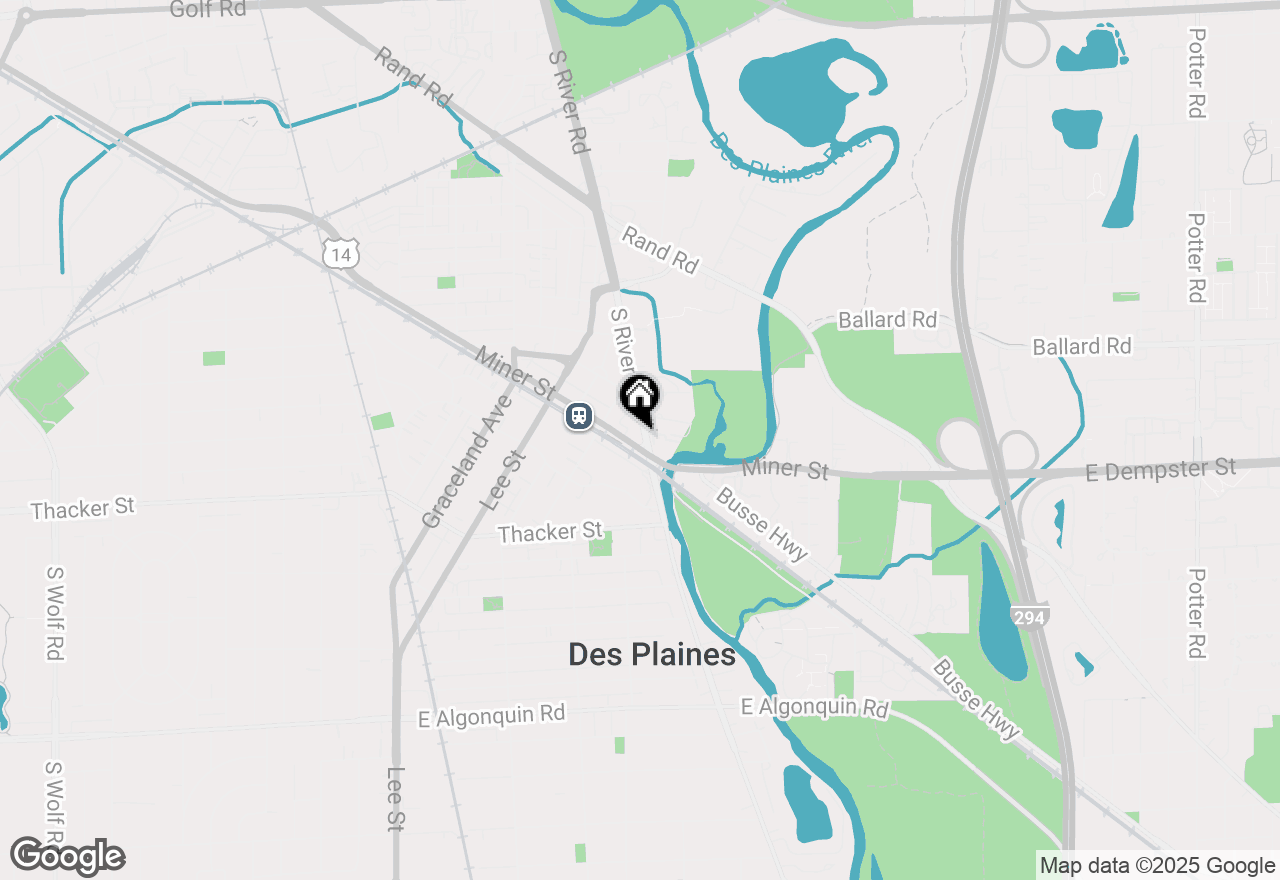 Map of 1084 S Des Plaines River Road, Des Plaines, IL 60016