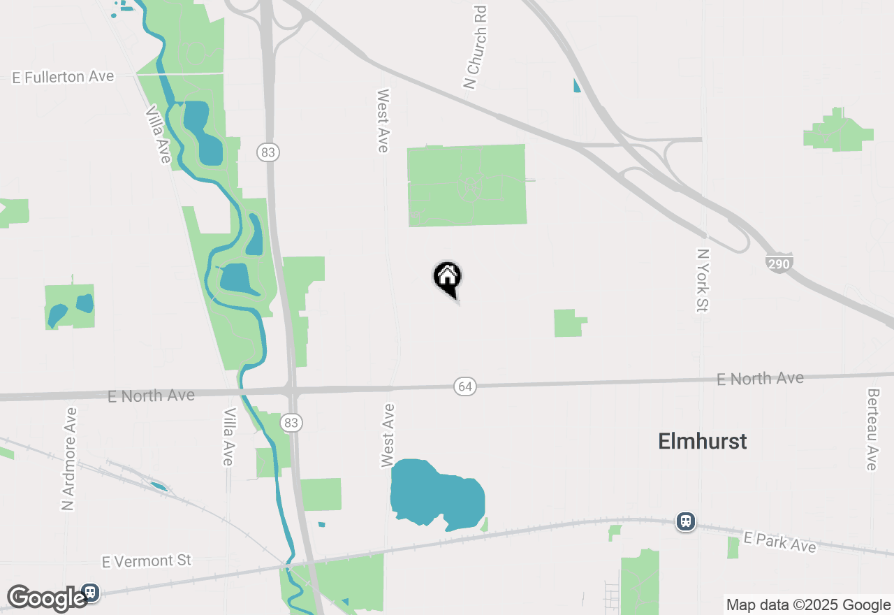 Map of 430 W Fremont Avenue, Elmhurst, IL 60126