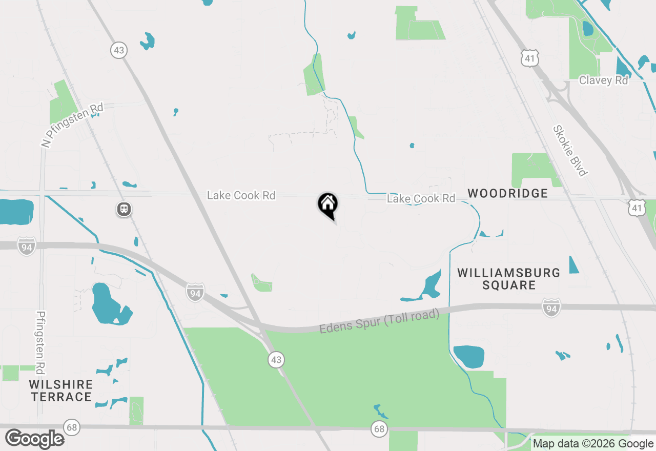 Map of 103 Cottonwood Road, Northbrook, IL 60062