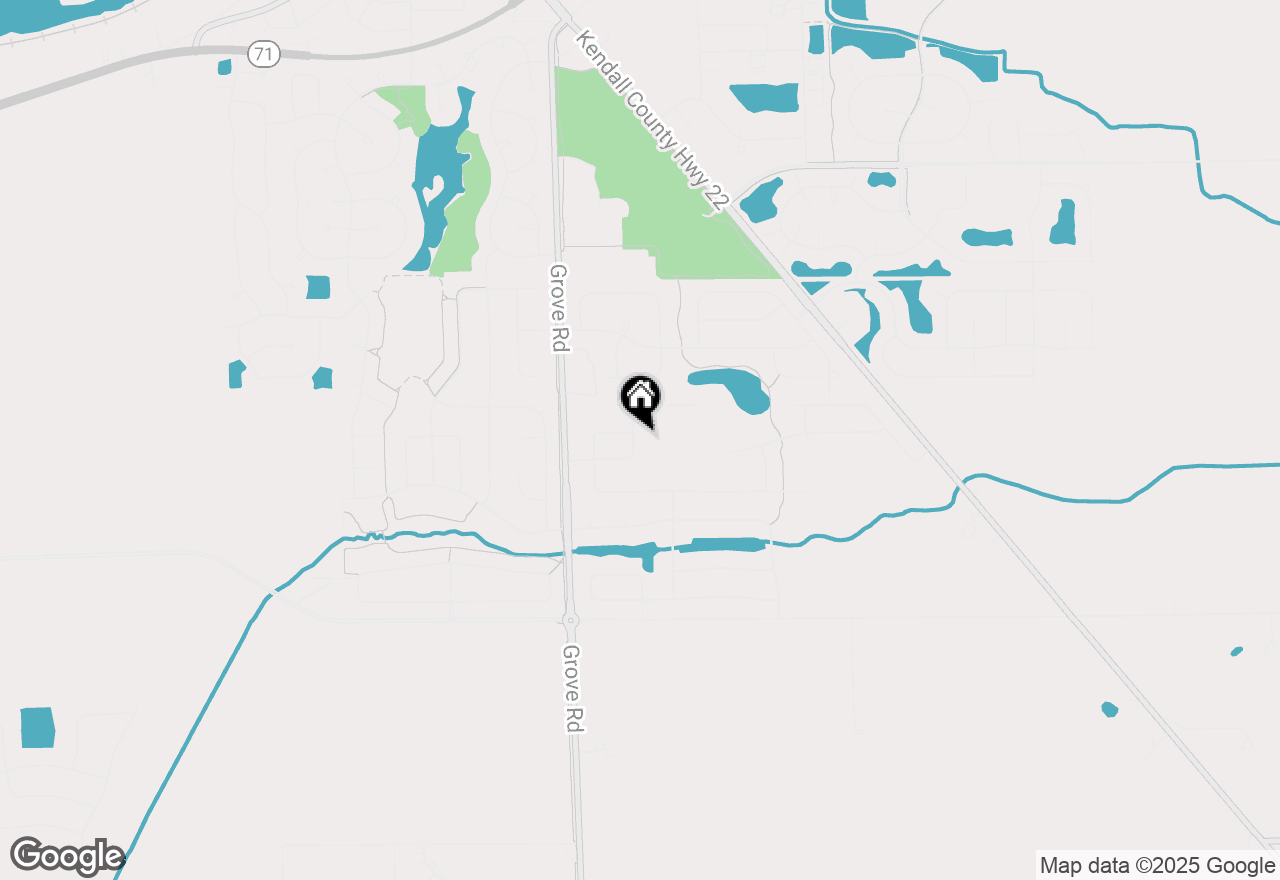 Map of 502 Marty Lane, Oswego, IL 60543