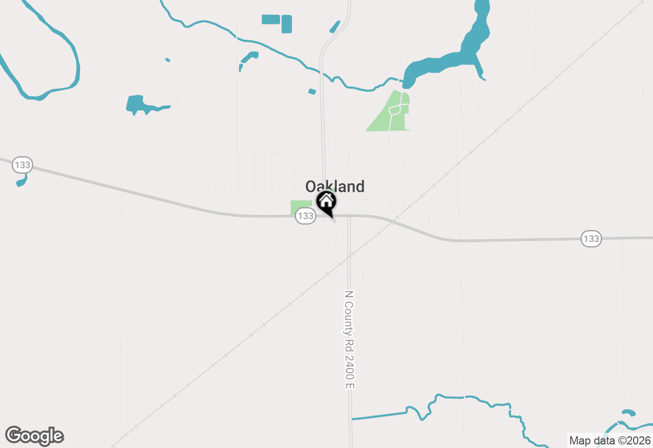 Map of 112 S Walnut Street, Oakland, IL 61943