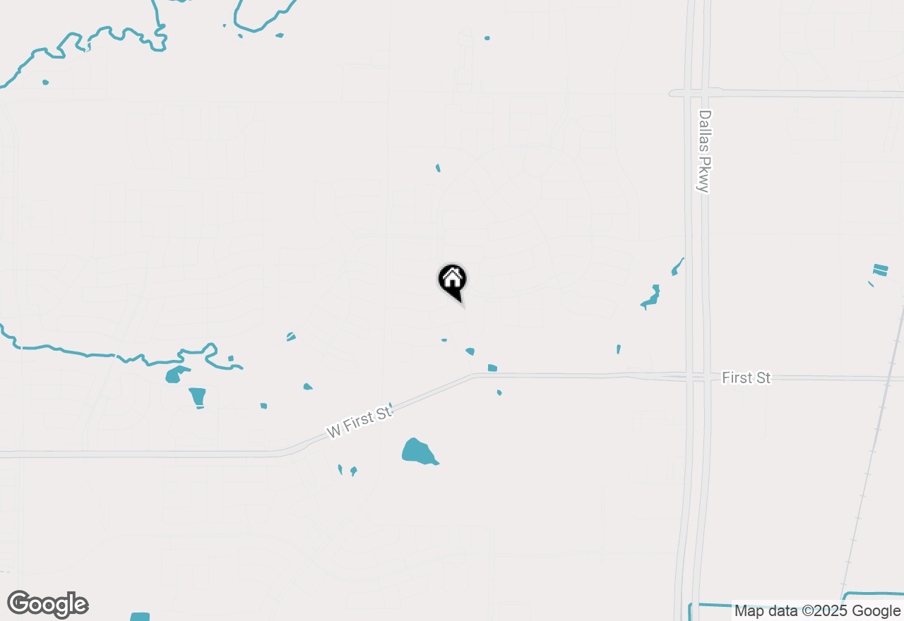 Map of 2201 Rainforest Drive, Prosper, TX 75078