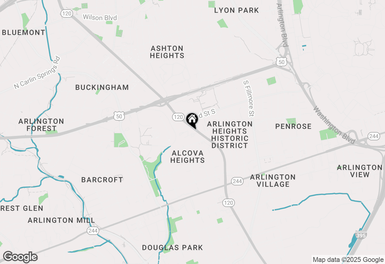 Map of 3601 5th Street S #506, Arlington, VA 22204