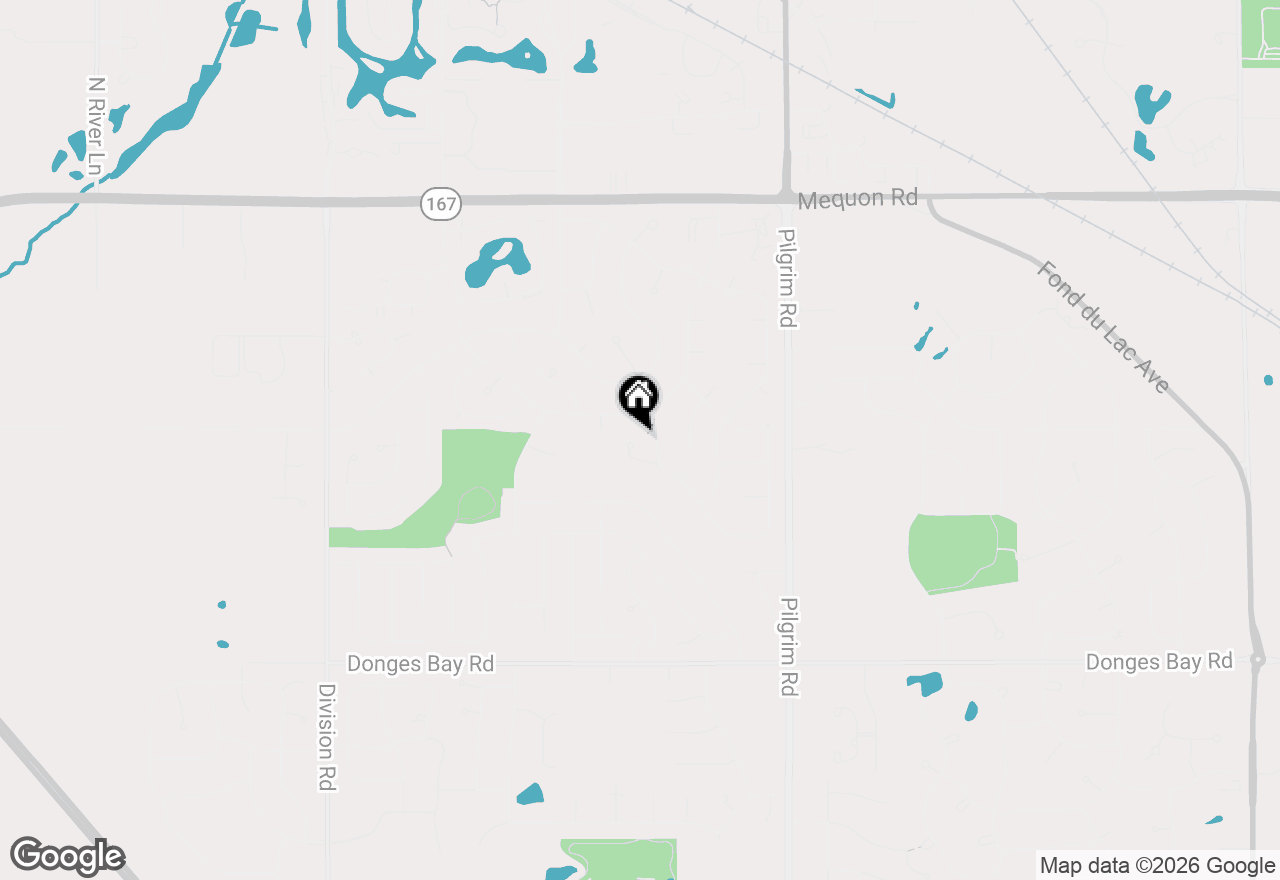 Map of W161N10786 Creek Ter, Germantown, WI 53022