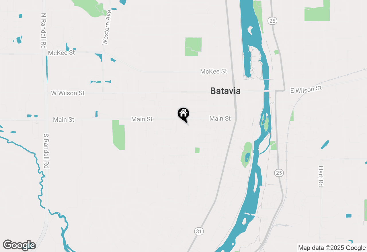 Map of 225 S Harrison Street, Batavia, IL 60510