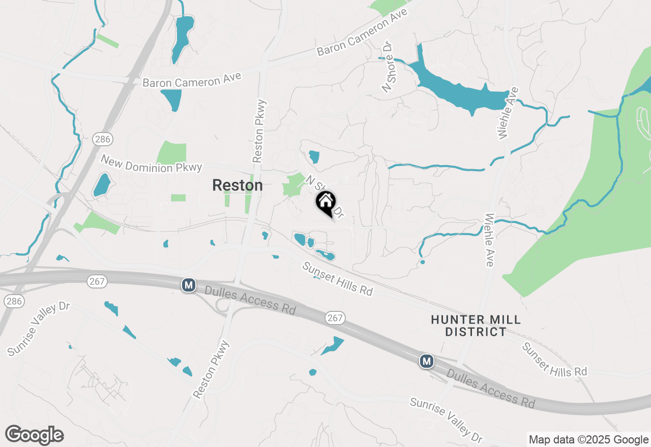 Map of 1801 Ivy Oak Square #65, Reston, VA 20190