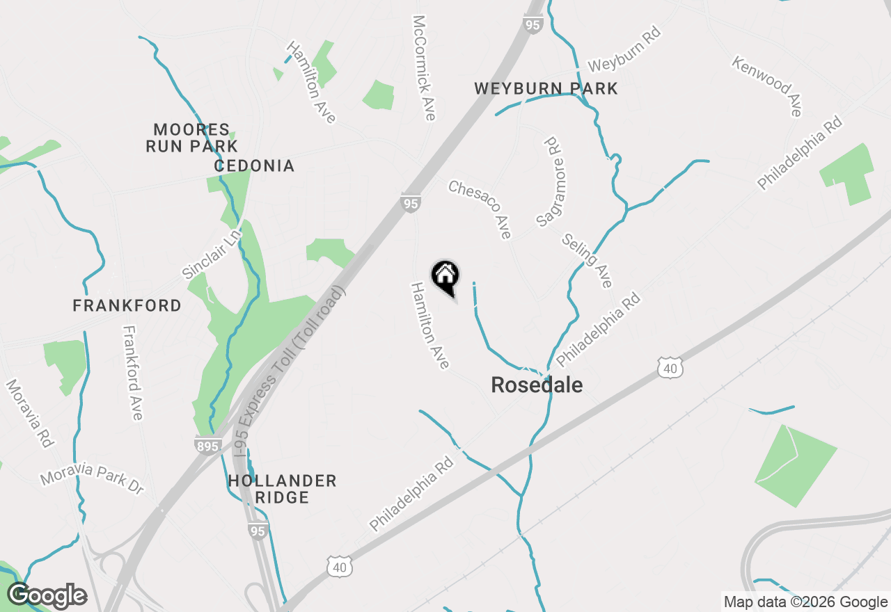 Map of 7908 Underhill Road, Baltimore, MD 21237