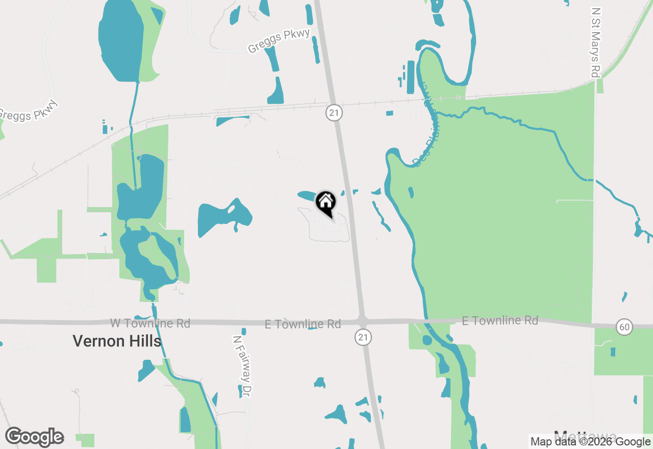 Map of 1155 Museum Boulevard #01-0314, Vernon Hills, IL 60061
