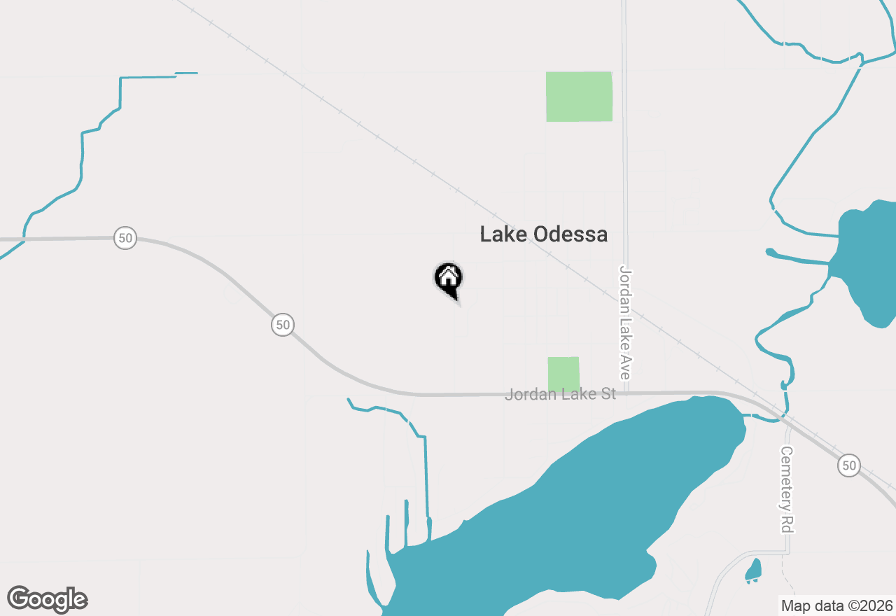 Map of 911 Washington Boulevard, Lake Odessa, MI 48849