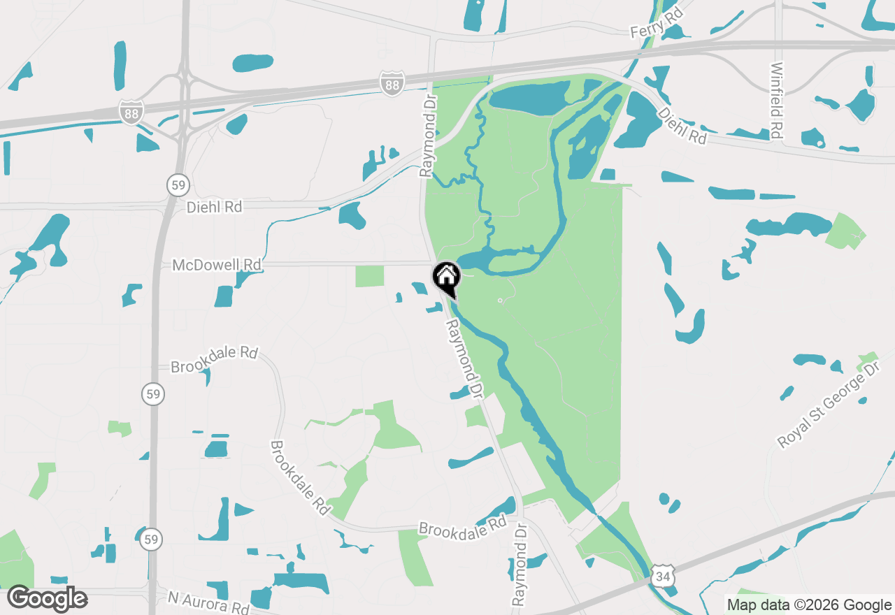 Map of 1535 Raymond Drive #101, Naperville, IL 60563