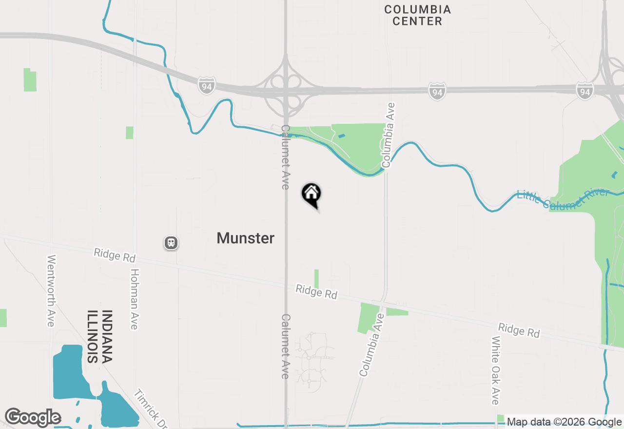 Map of 8112 Euclid Avenue, Munster, IN 46321