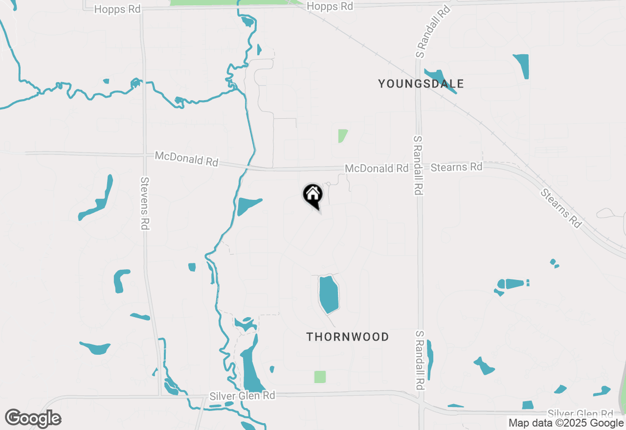 Map of 471 W Thornwood Drive, South Elgin, IL 60177