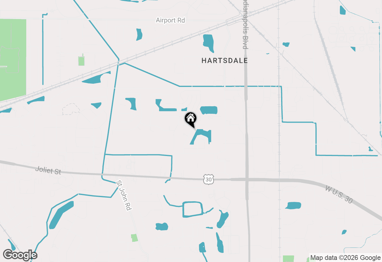 Map of 1096 Lakewood Court, Schererville, IN 46375