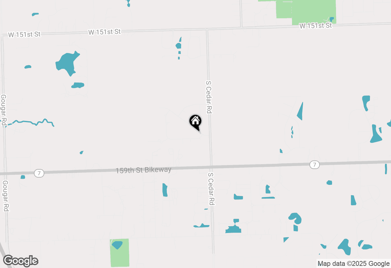 Map of 14858 Glen Crest Lane, Homer Glen, IL 60491