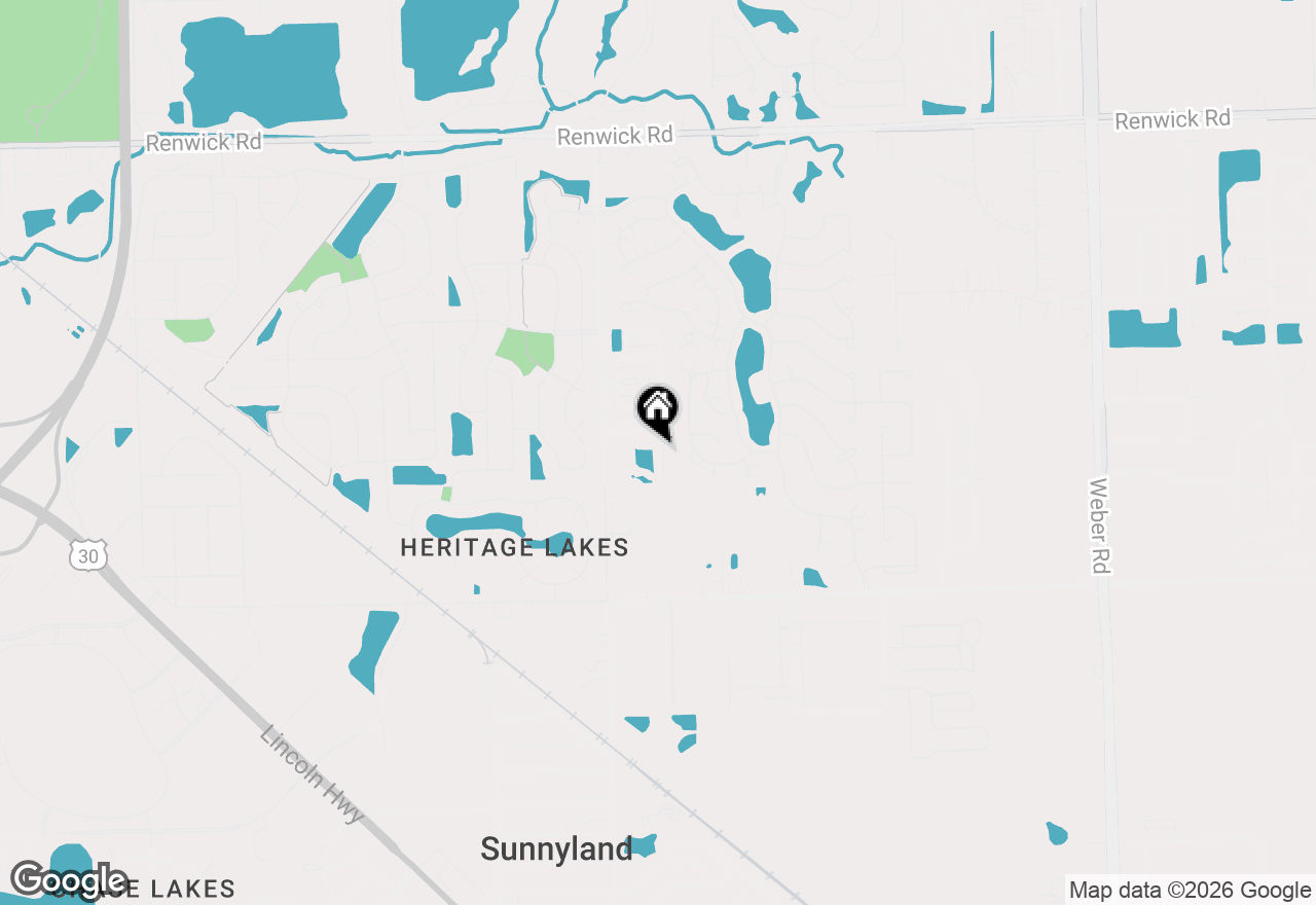 Map of 16432 Club Court, Crest Hill, IL 60403