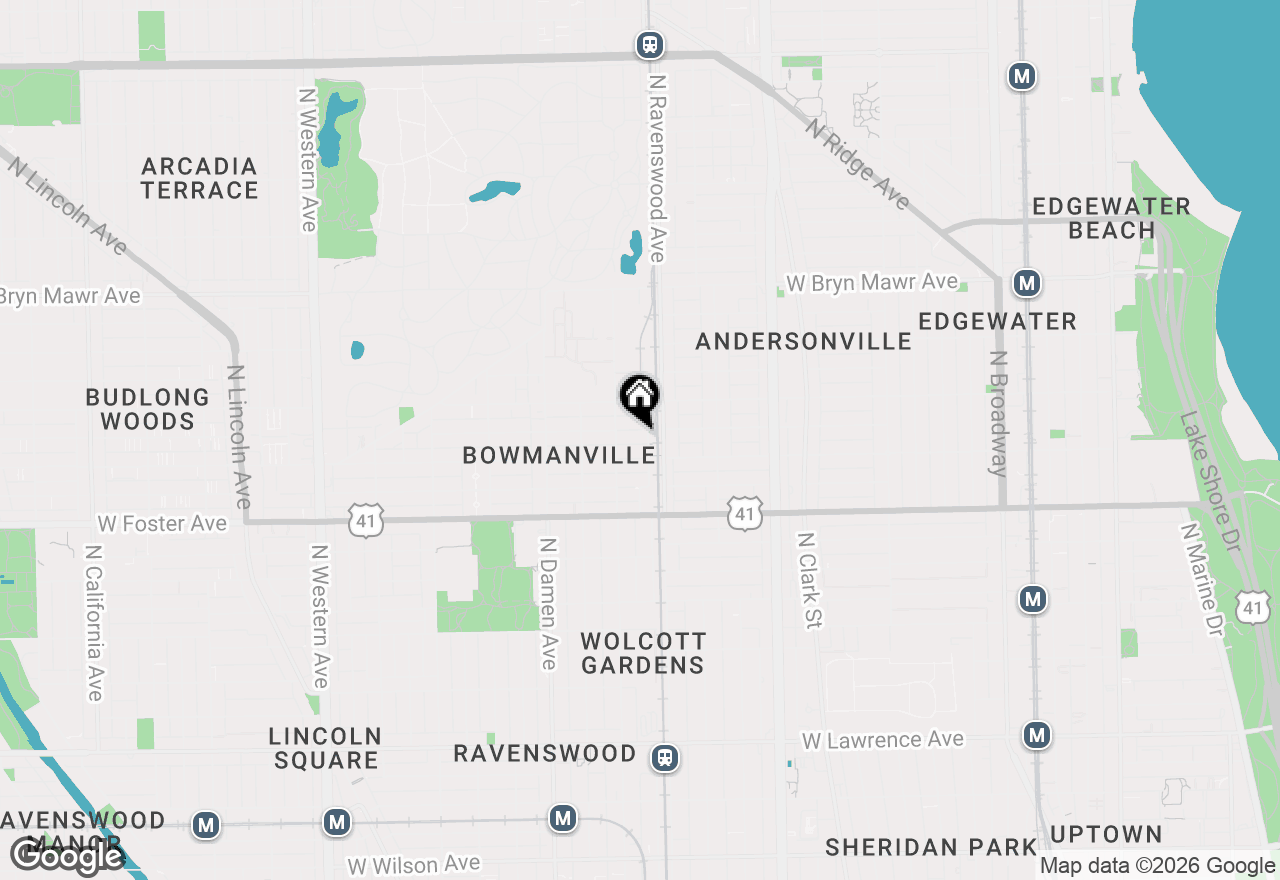Map of 5318 N Ravenswood Avenue #106, Chicago, IL 60640