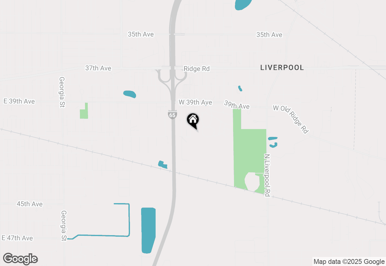 Map of 4083 Howard Street, Hobart, IN 46342