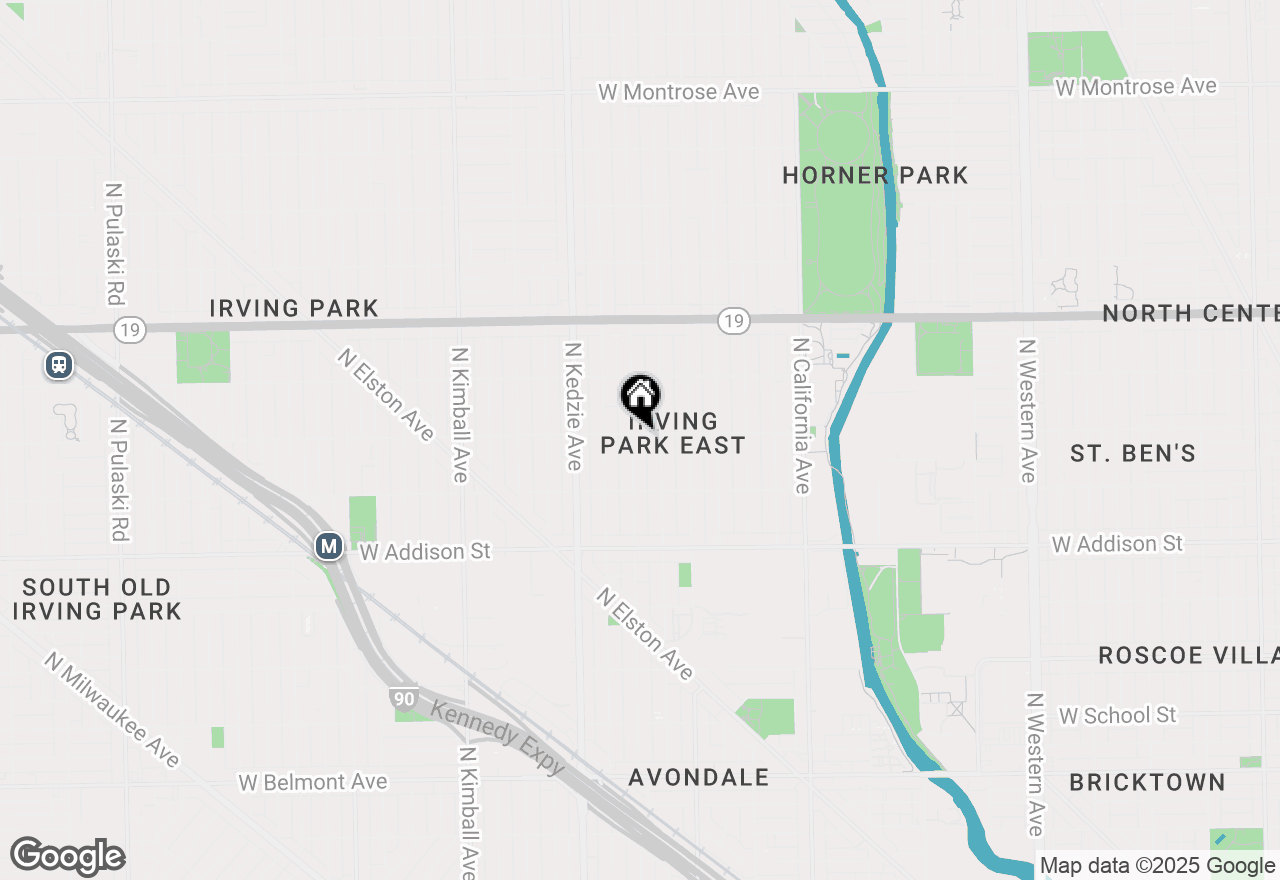 Map of 3059 W Grace Street #1, Chicago, IL 60618