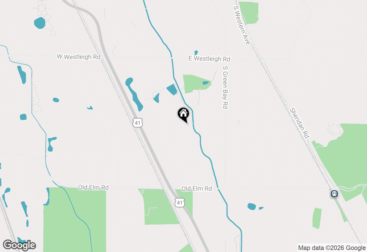 Map of 818 Valley Road, Lake Forest, IL 60045