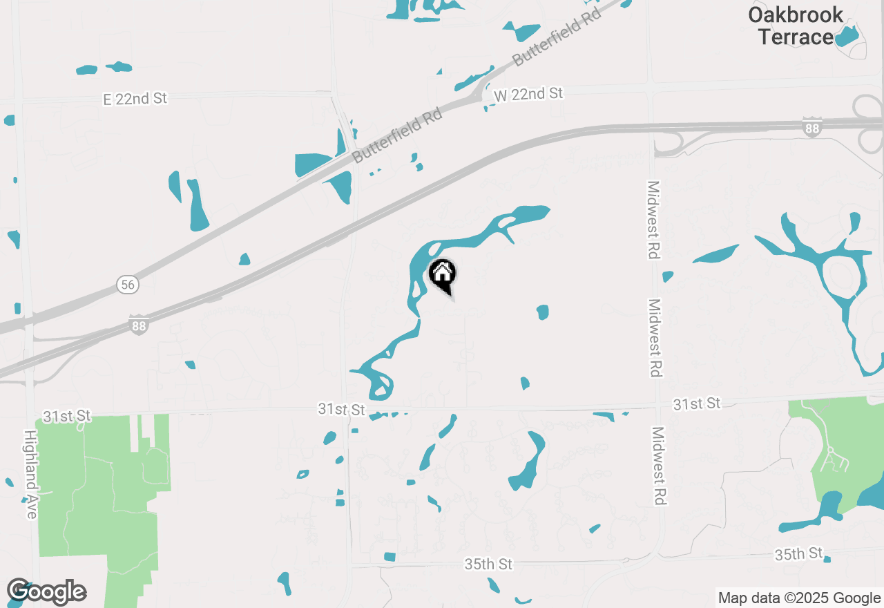 Map of 60 Baybrook Lane, Oak Brook, IL 60523