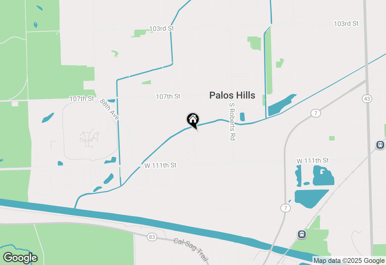 Map of 8216 Cobblestone Drive #1B, Palos Hills, IL 60465