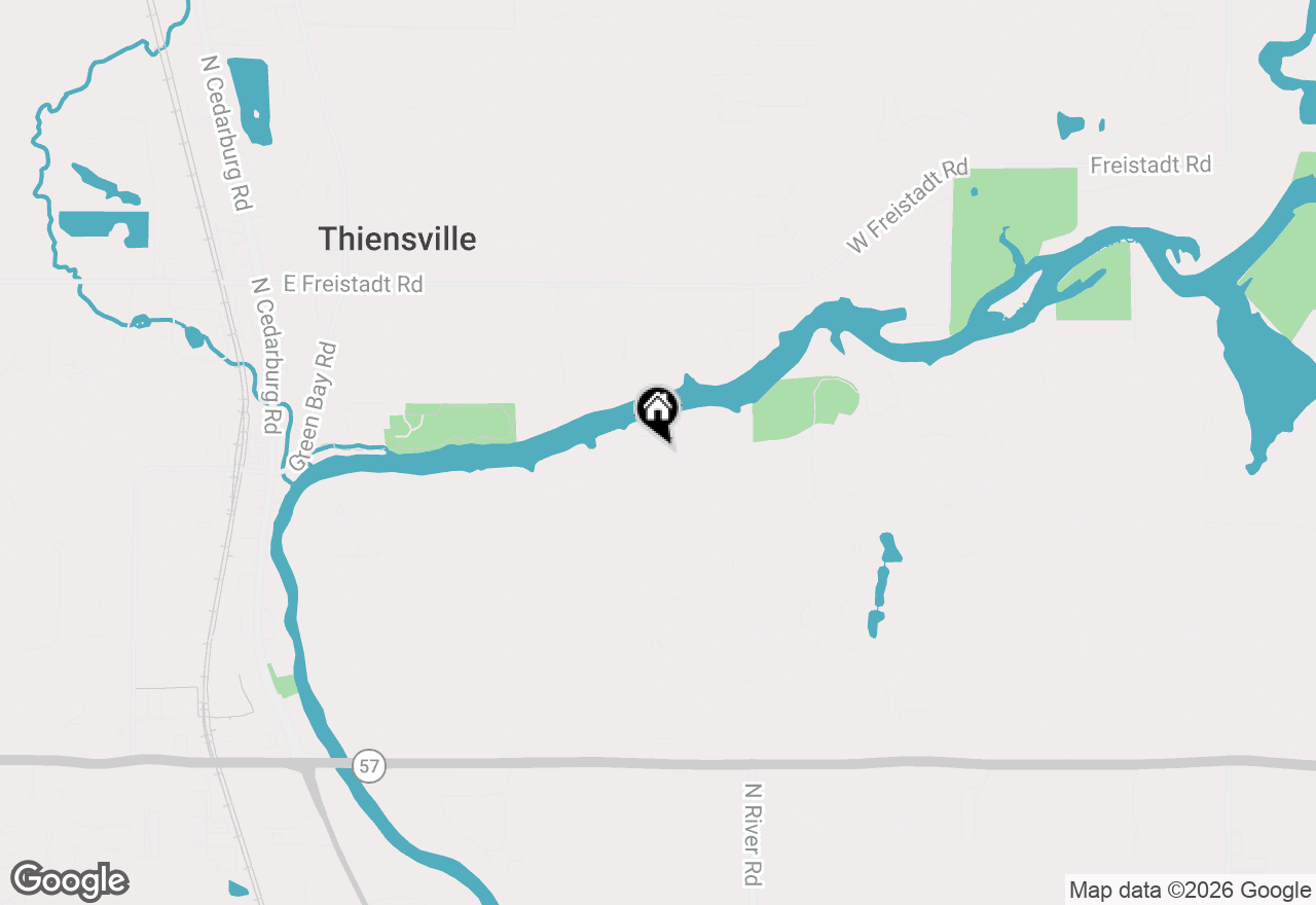 Map of 11720 N Austin Ave, Mequon, WI 53092