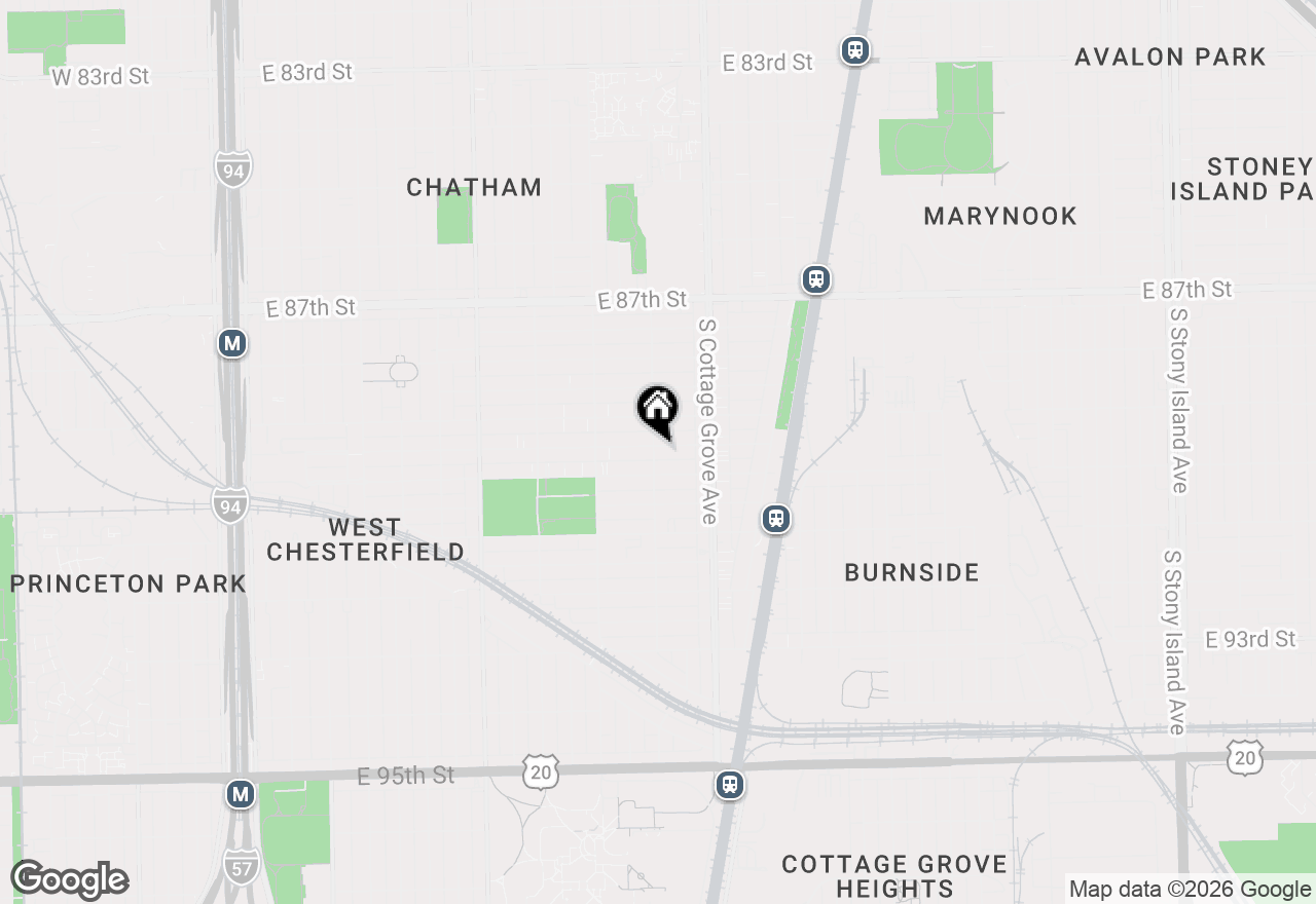 Map of 701 E 89th Place, Chicago, IL 60619