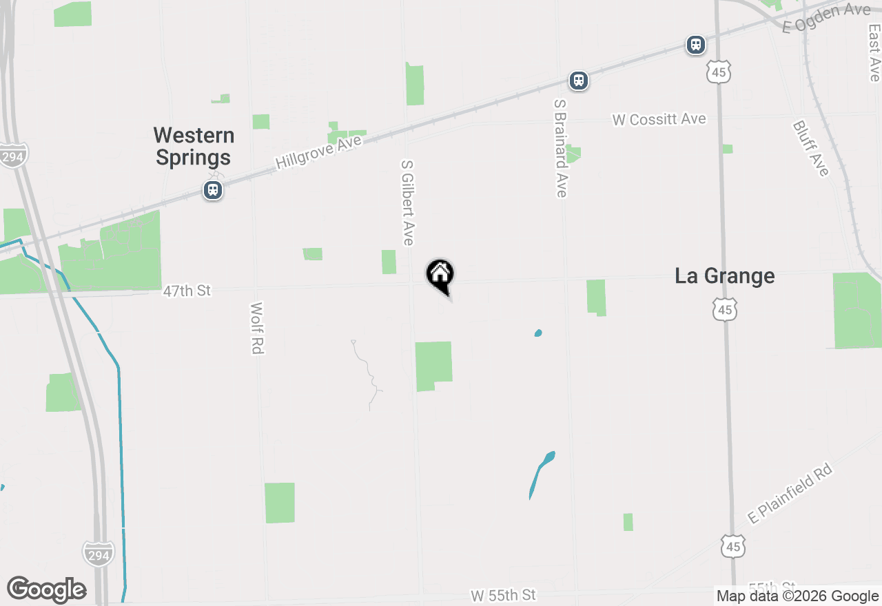 Map of 538 Banyon Lane #D, La Grange, IL 60525