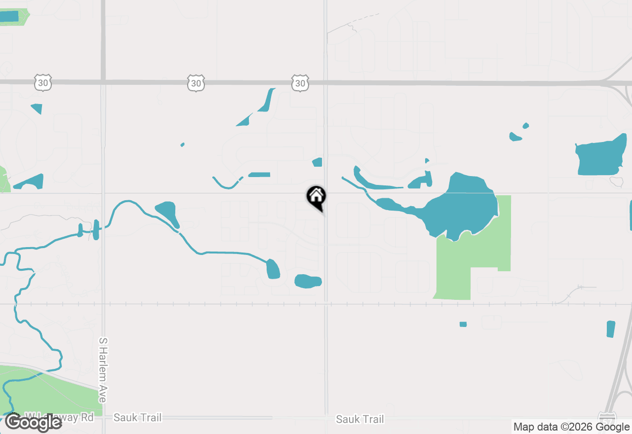 Map of 53 Brushwood Drive, Matteson, IL 60443