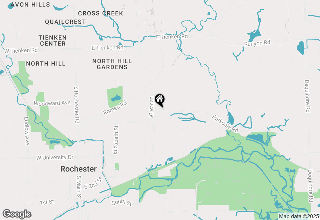 Map of 1015 Pointe Place Blvd, Rochester, MI 48307