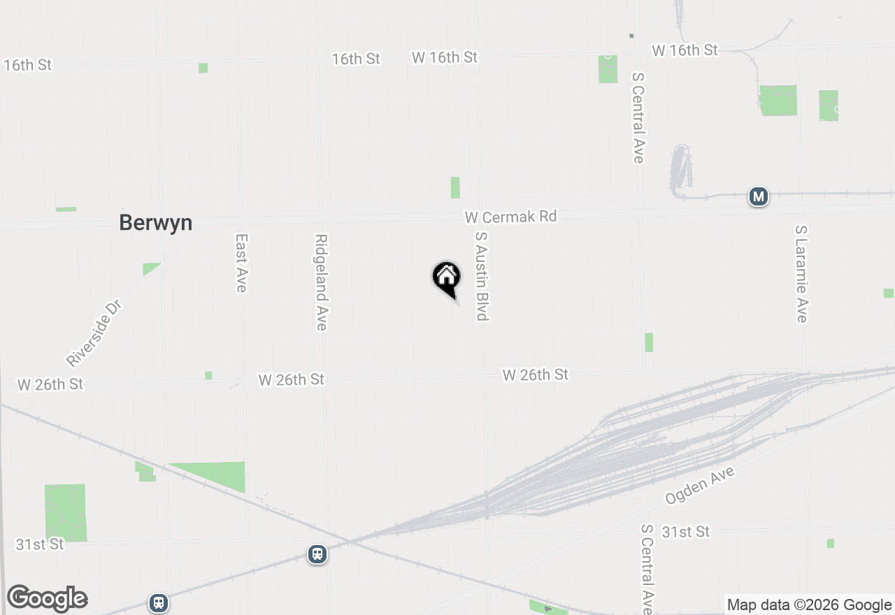 Map of 2409 S 61st Avenue, Cicero, IL 60804