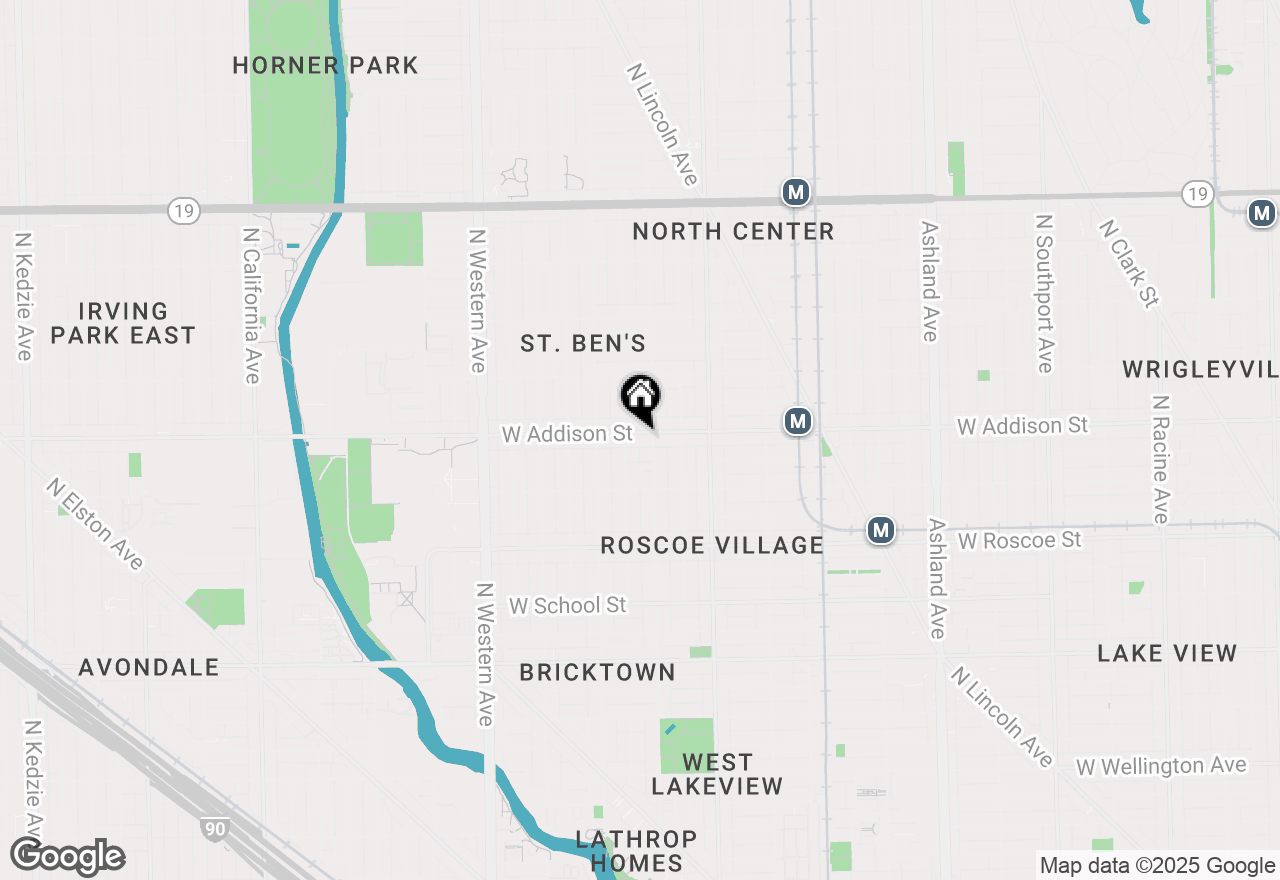 Map of 2113 W Addison Street, Chicago, IL 60618