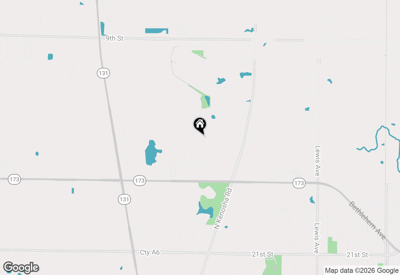 Map of 4014 Ridge Road, Zion, IL 60099