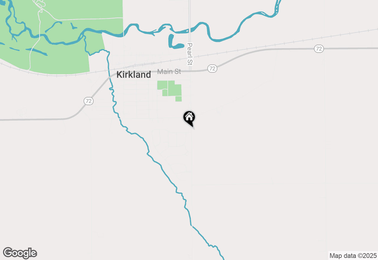 Map of 101 Forest Drive, Kirkland, IL 60146