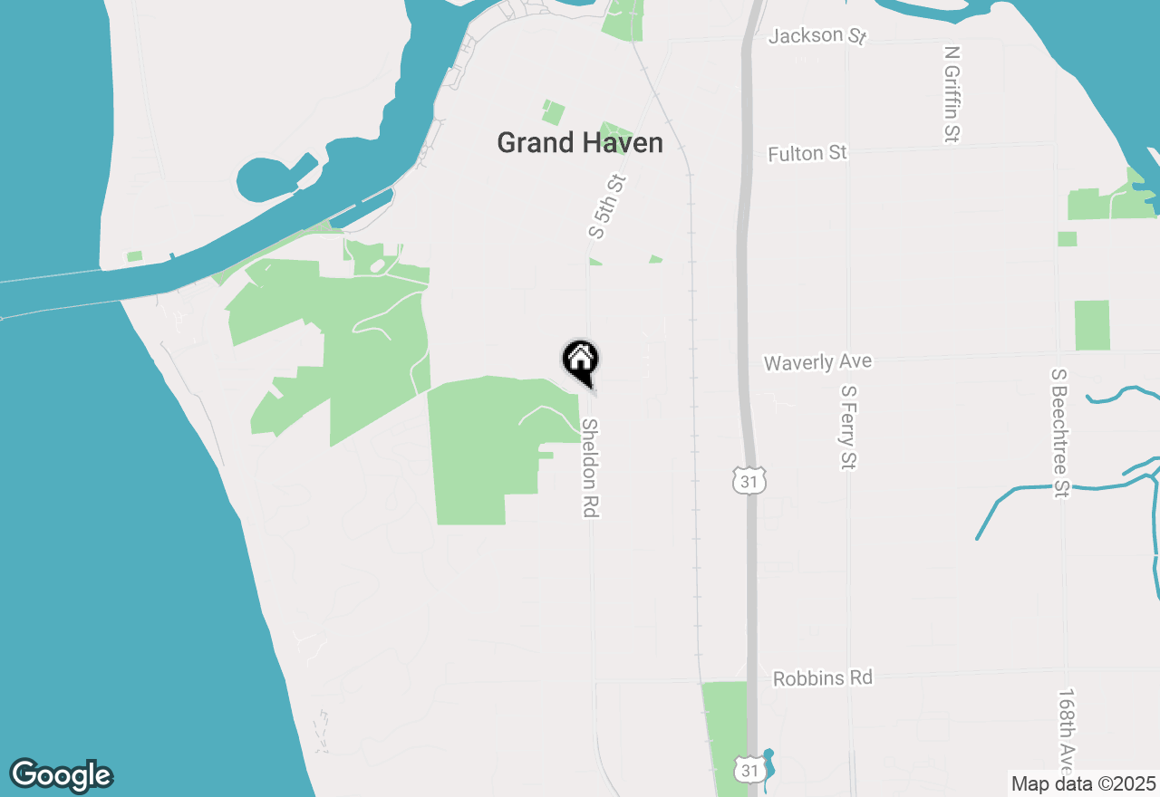 Map of 1001 Sheldon Road, Grand Haven, MI 49417