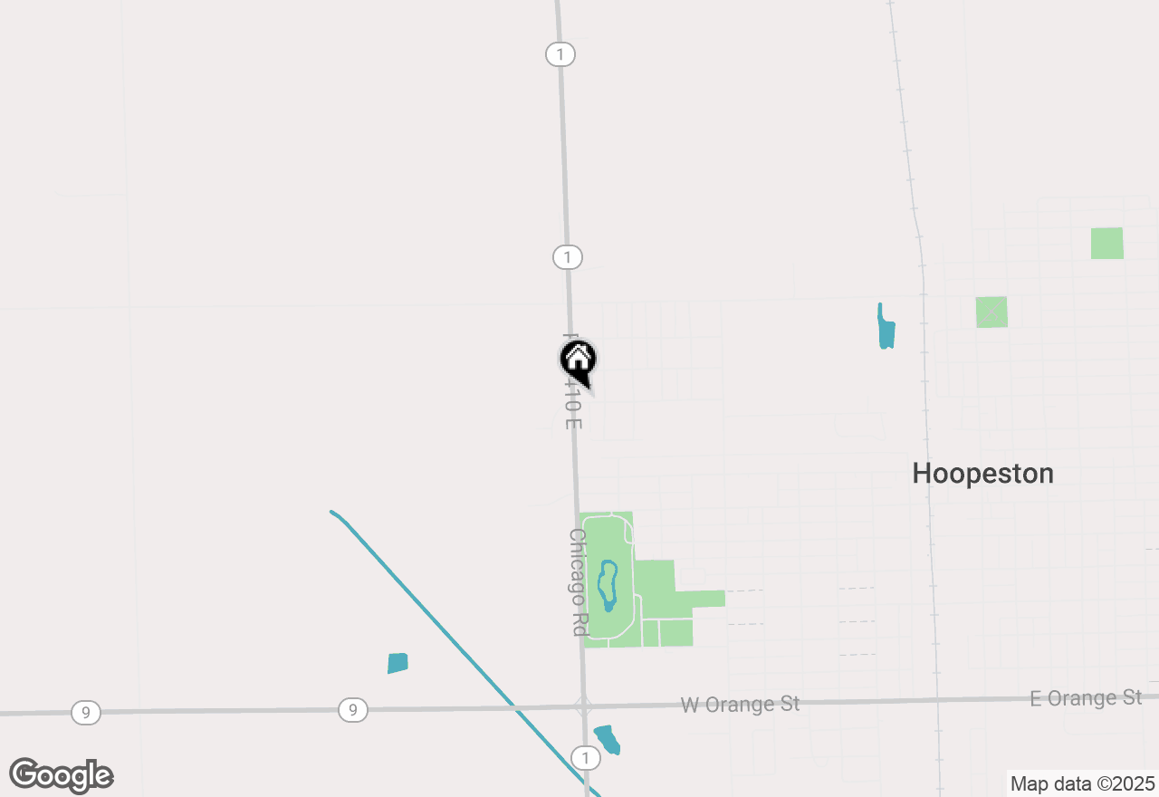Map of 1028 W Honeywell Avenue, Hoopeston, IL 60942