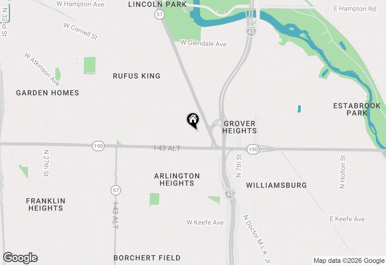 Map of 4071 N 12th St #4071A, Milwaukee, WI 53209