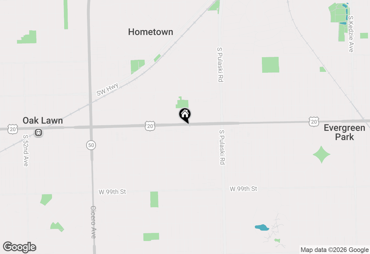 Map of 4211 W 95th Street #2D, Oak Lawn, IL 60453