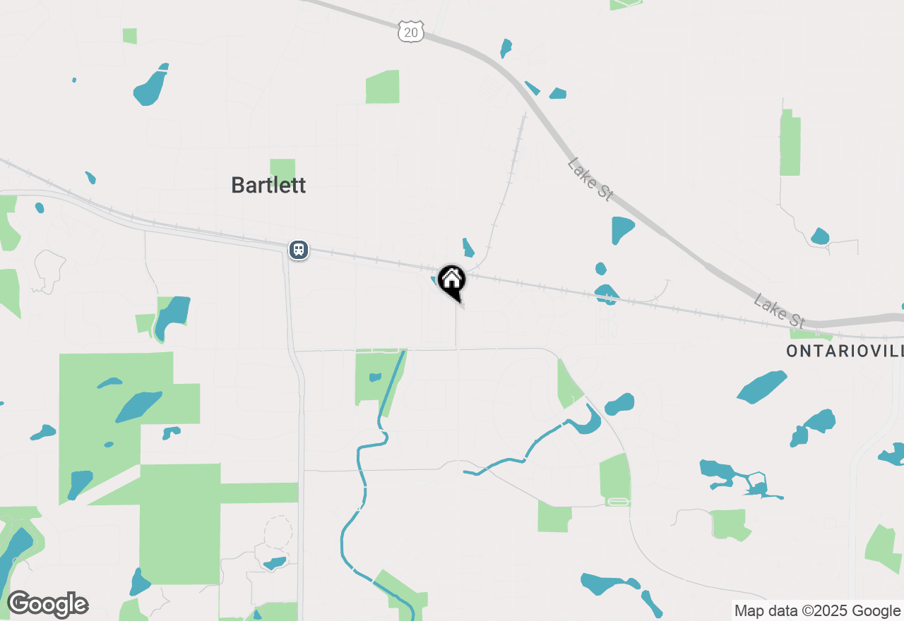 Map of 322 S Prospect Avenue, Bartlett, IL 60103