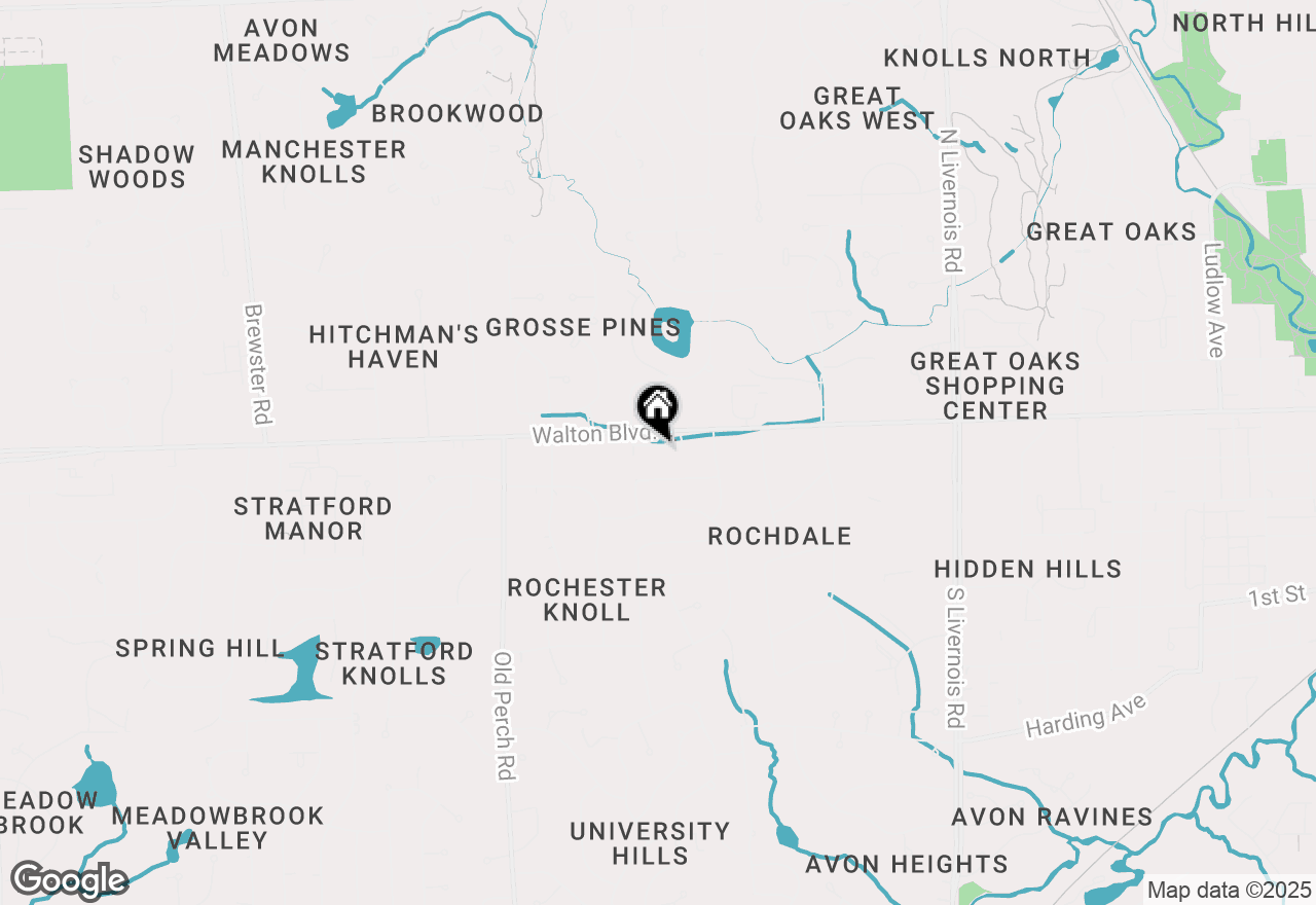Map of 1665 Huntington Park #B, Rochester Hills, MI 48309