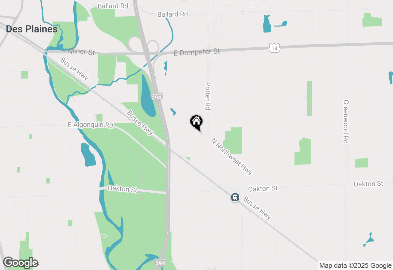 Map of 1308 Hoffman Avenue, Park Ridge, IL 60068