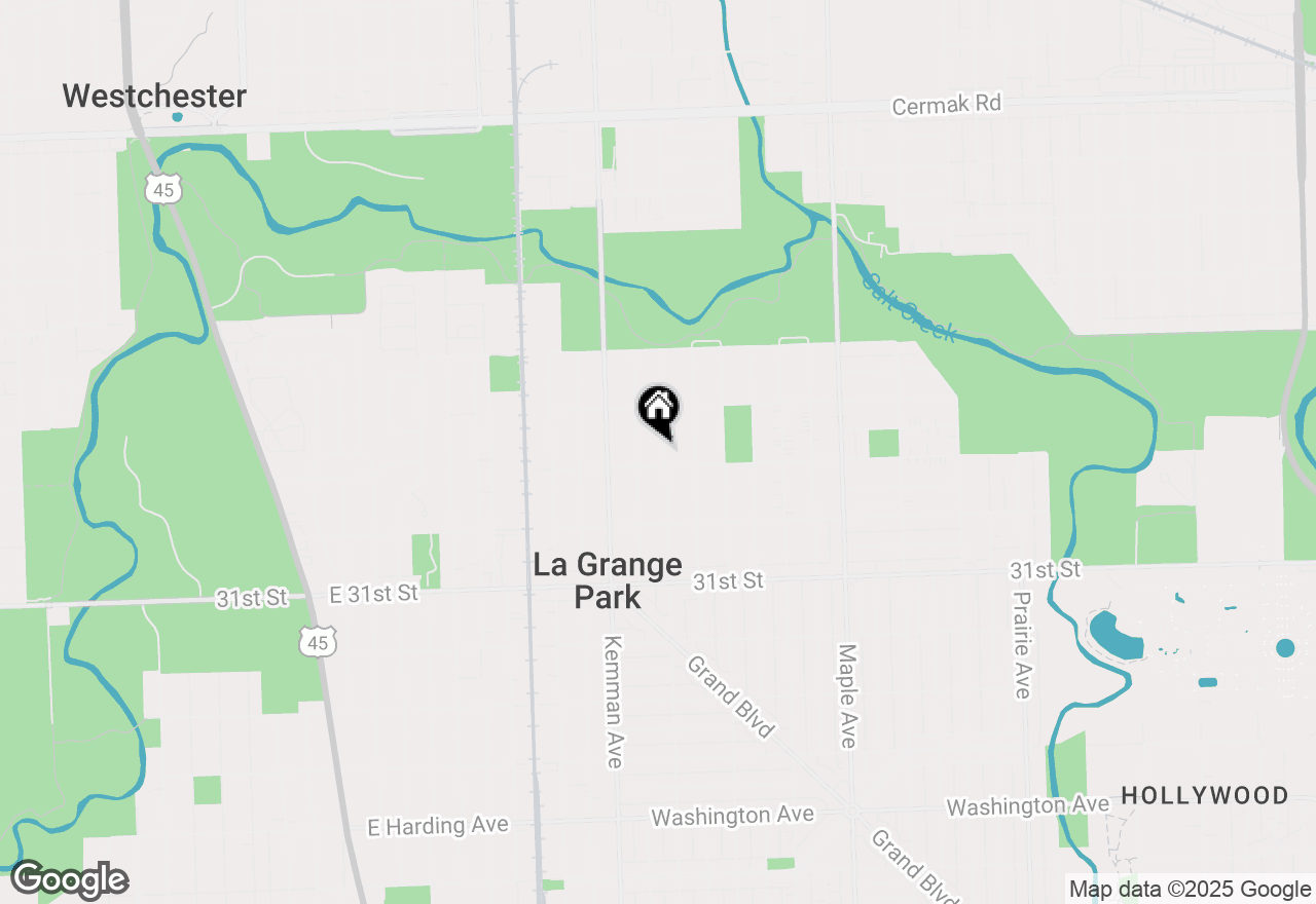 Map of 1410 Cleveland Avenue, La Grange Park, IL 60526