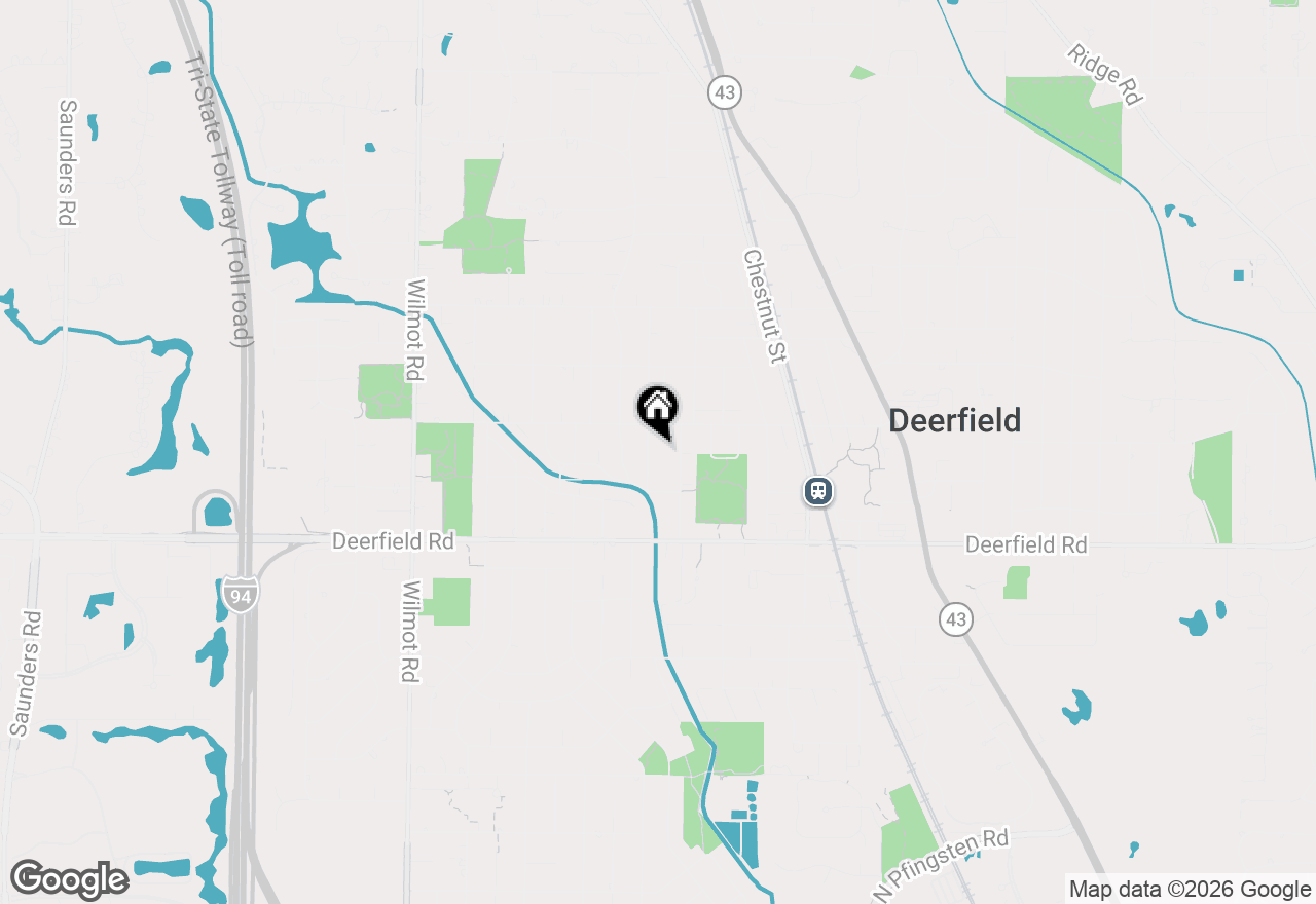 Map of 939 Wayne Avenue, Deerfield, IL 60015