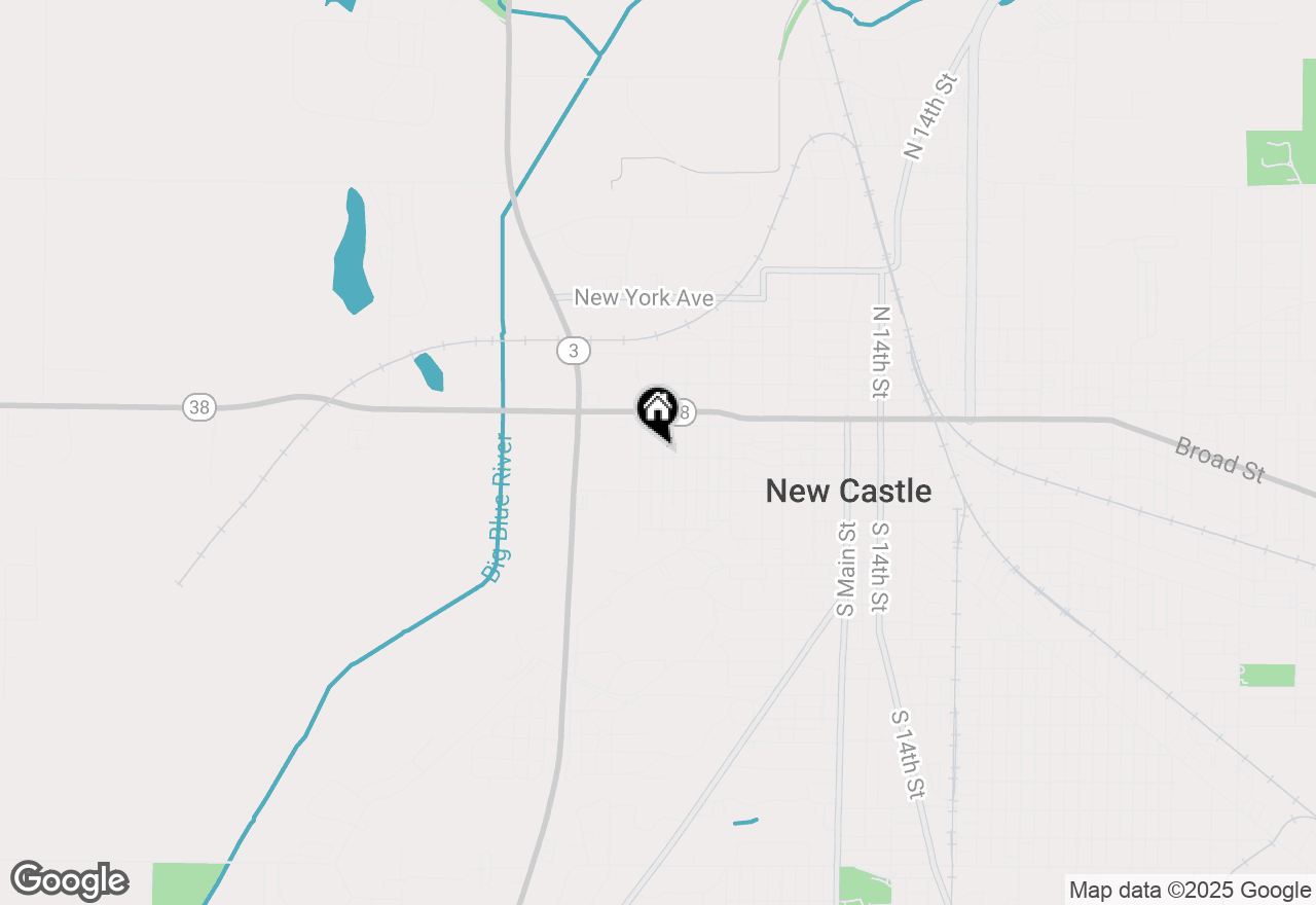 Map of 149 S 6th Street, New Castle, IN 47362